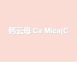 钙云母 Ca Mica