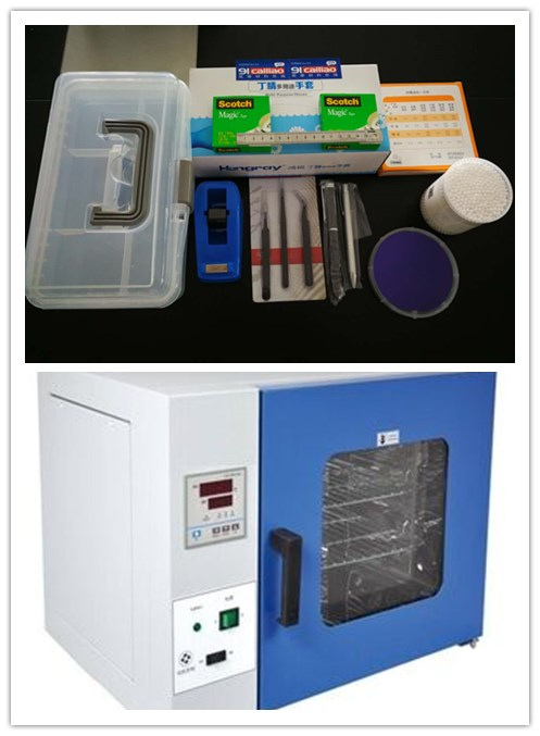机械剥离工具套装（高配版）-含国产硅片和真空干燥箱